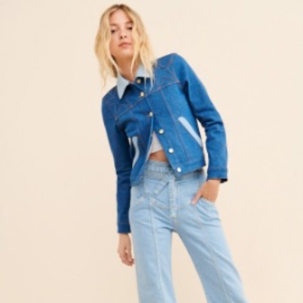 Stoned Immaculate Super Star Denim Jacket – Size XS NWOT RETAIL $269